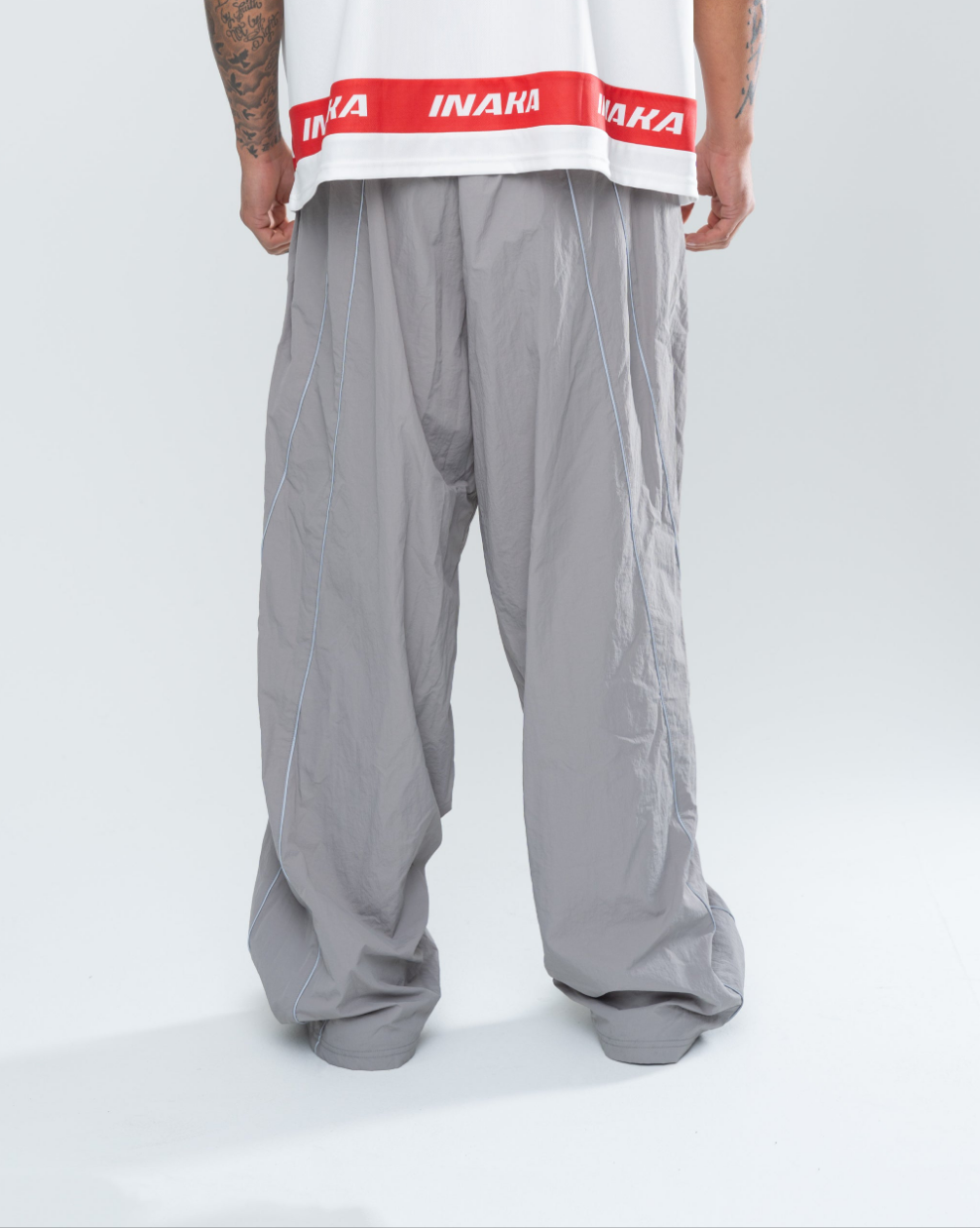 POWERSHOT BAGGY TRACKPANTS - GRAY