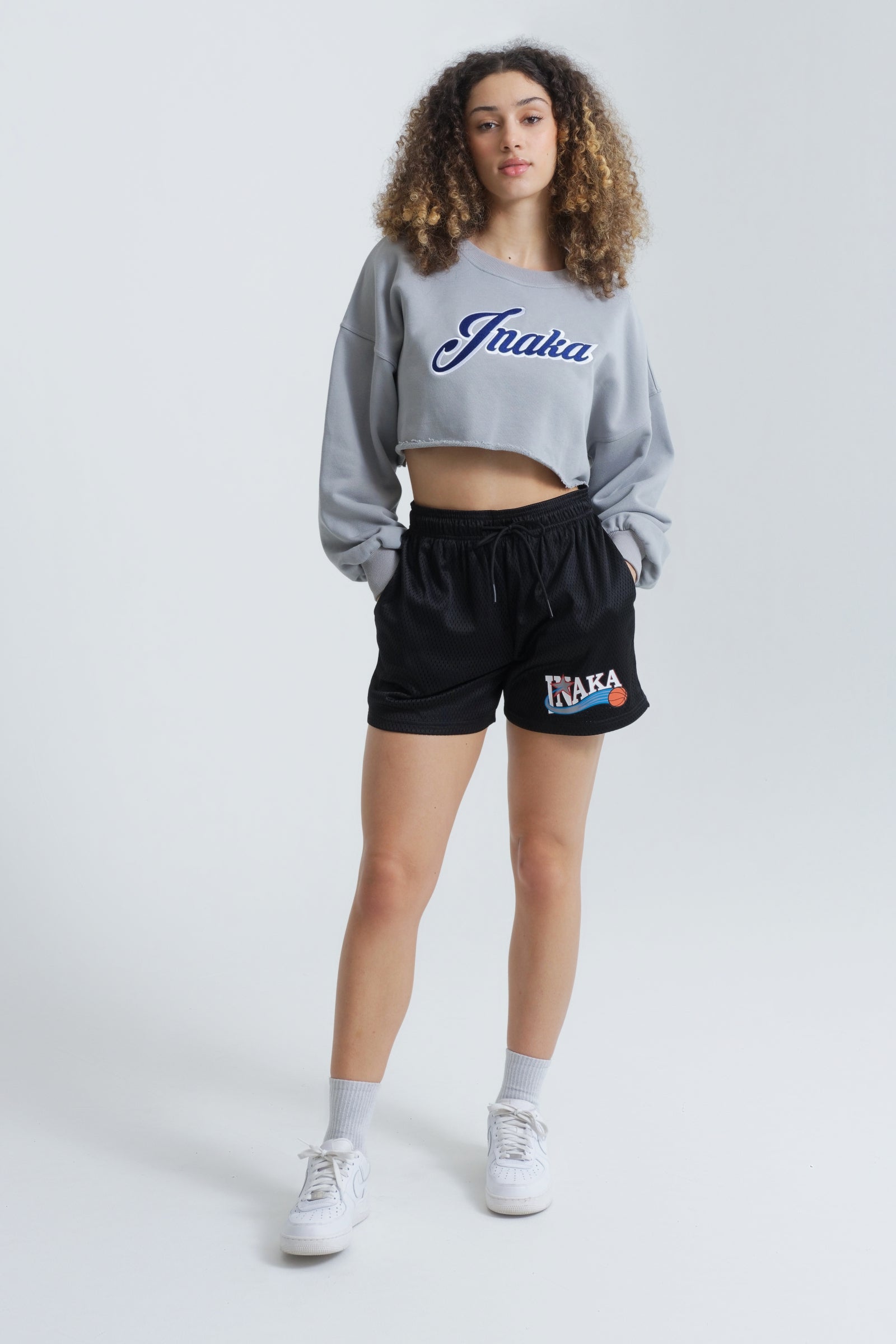 WOMEN'S CROPPED CREWNECK - LEAGUE