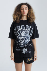 SKULL TEE - RAIDERS