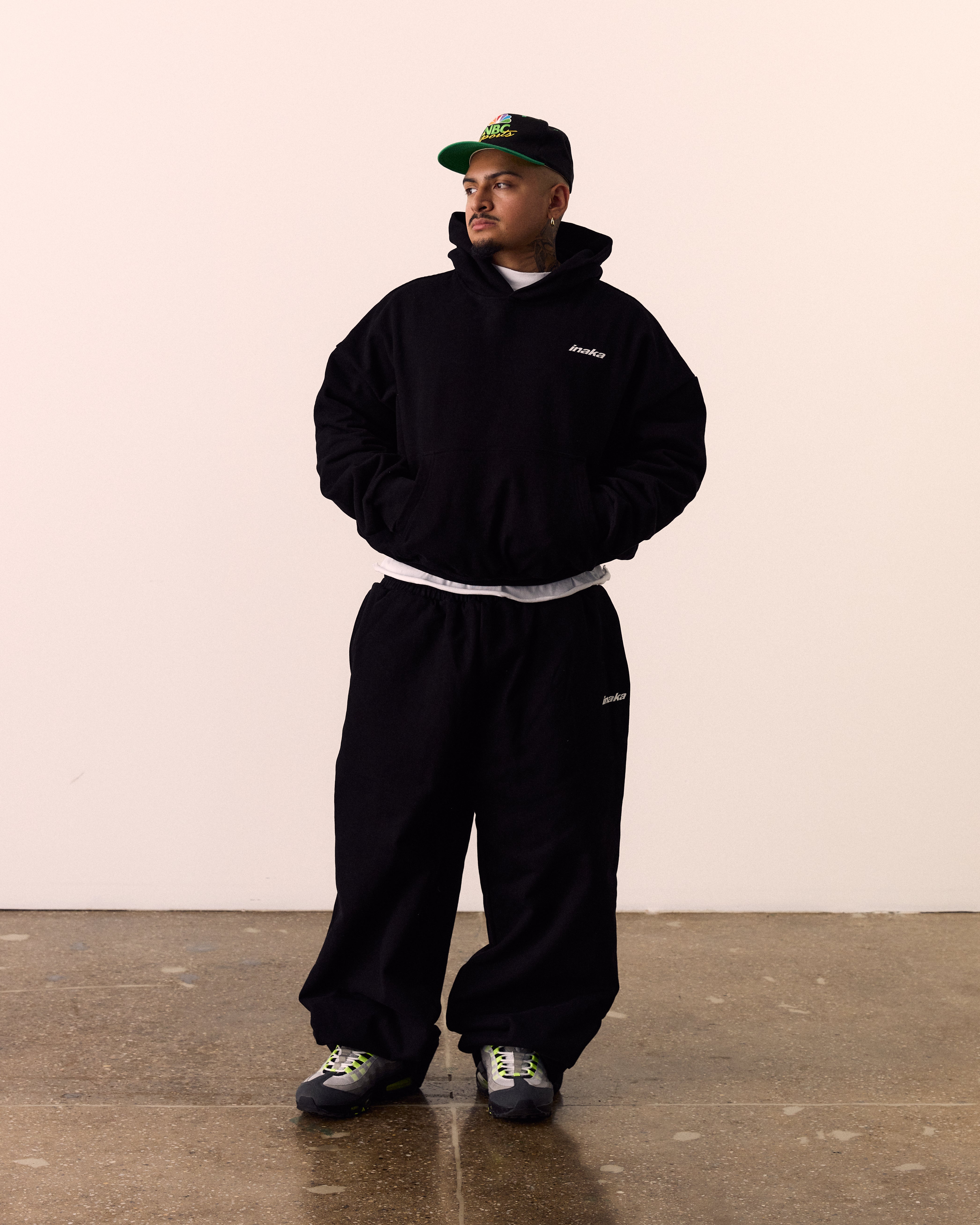 BASICS BAGGY SWEATPANTS - BLACK – Inaka Power