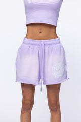 WOMENS SHORTS - PITSTOP LILAC