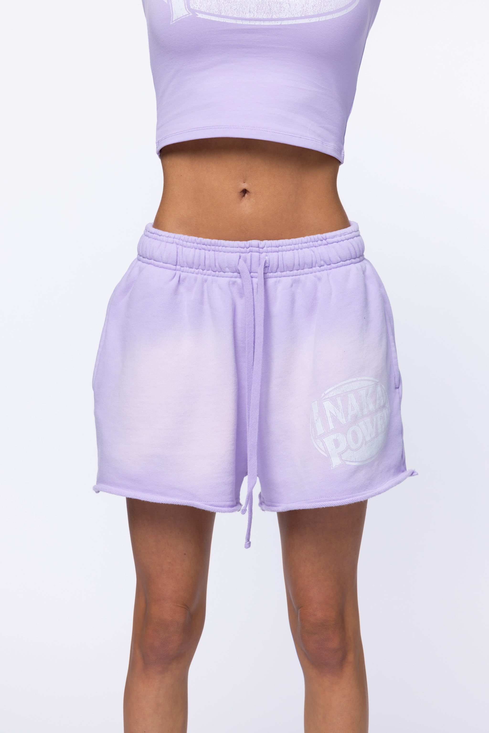 WOMENS SHORTS - PITSTOP LILAC