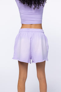 WOMENS SHORTS - PITSTOP LILAC