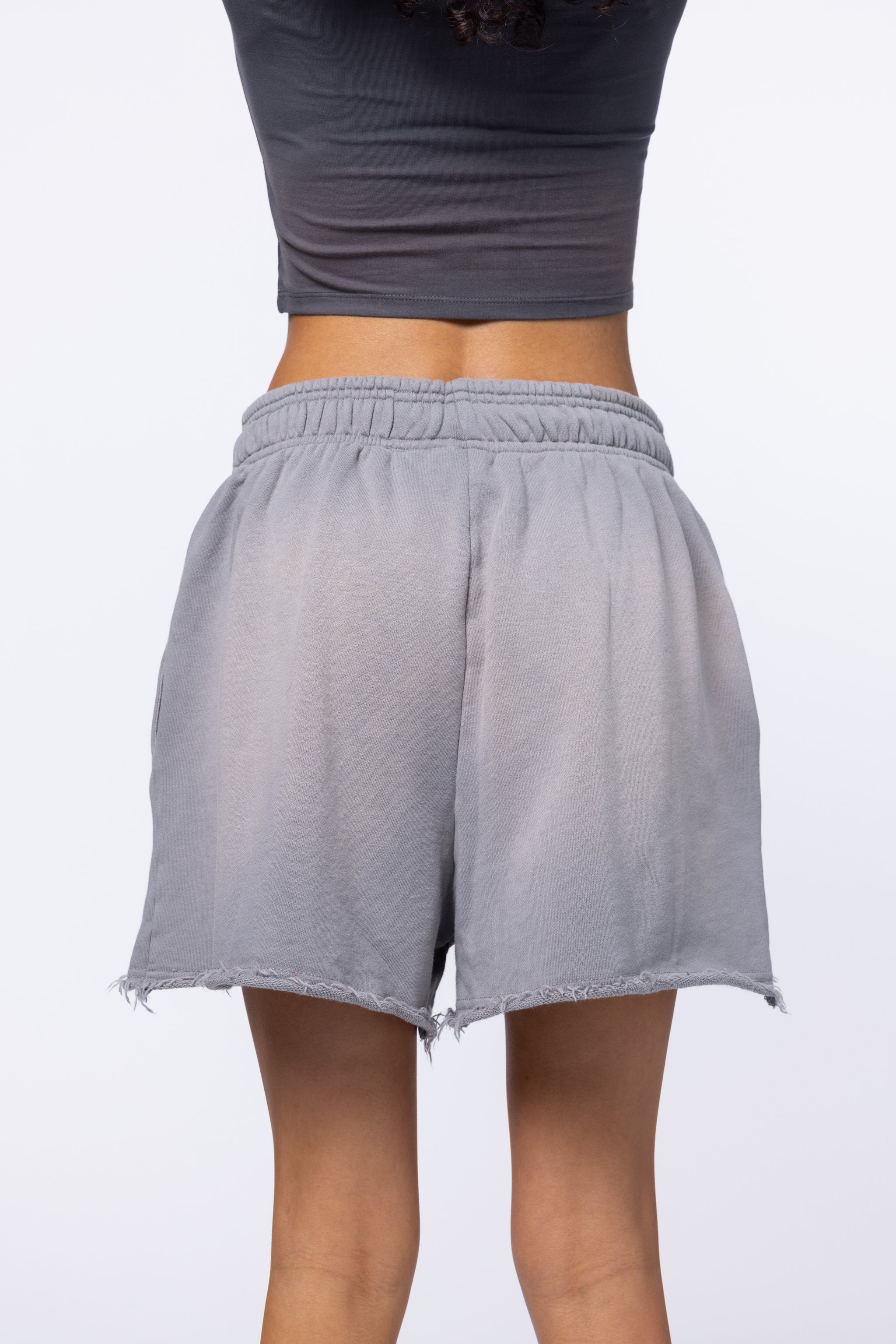 WOMENS CHOPPER SHORTS - GREY