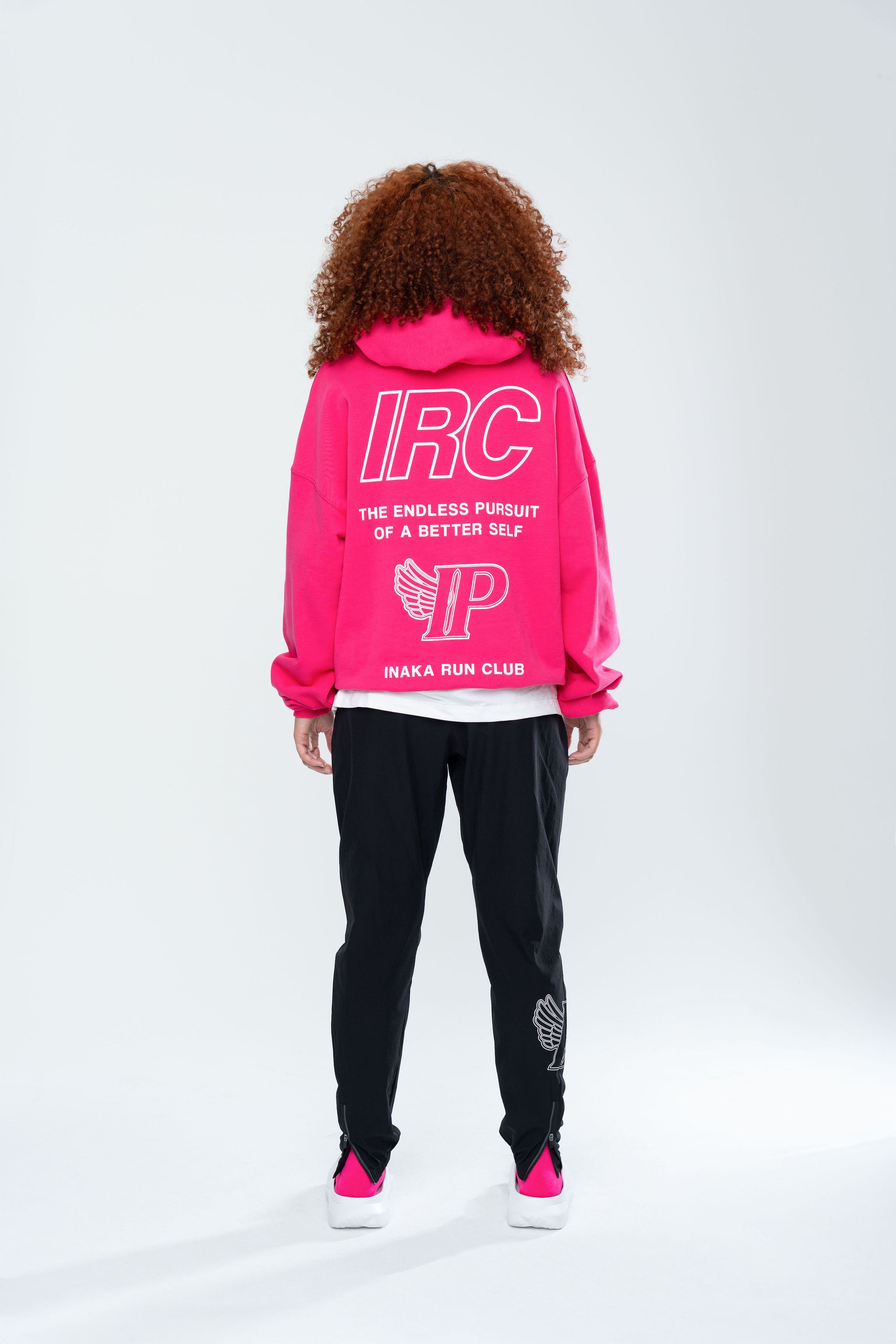 IRC TEAM HOODIE - ELECTRIC PINK