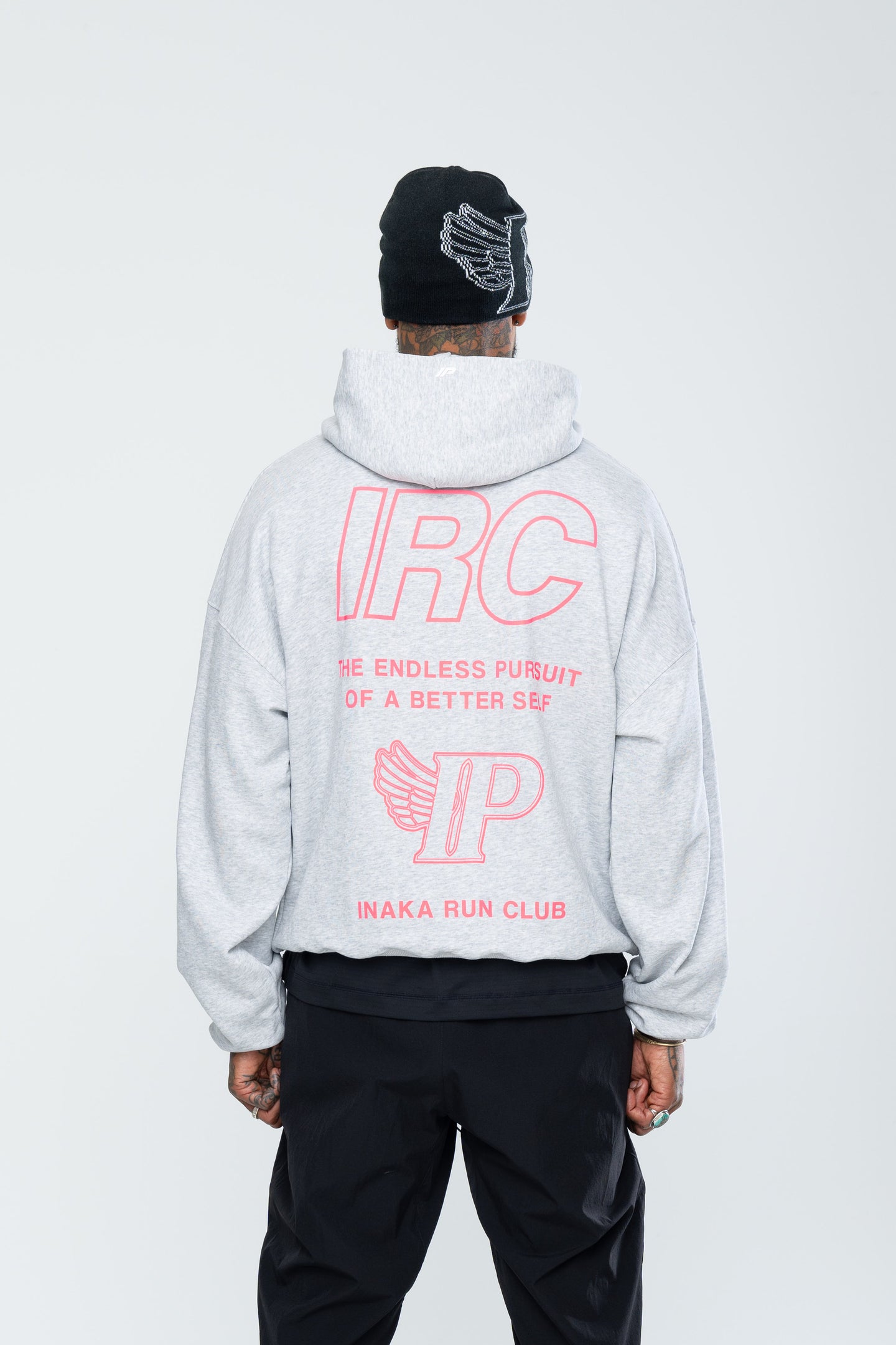 IRC TEAM HOODIE - GREY MARL