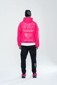 IRC TEAM HOODIE - ELECTRIC PINK