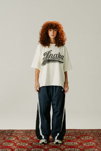 BAGGY TRACKPANTS - NAVY : BLACK