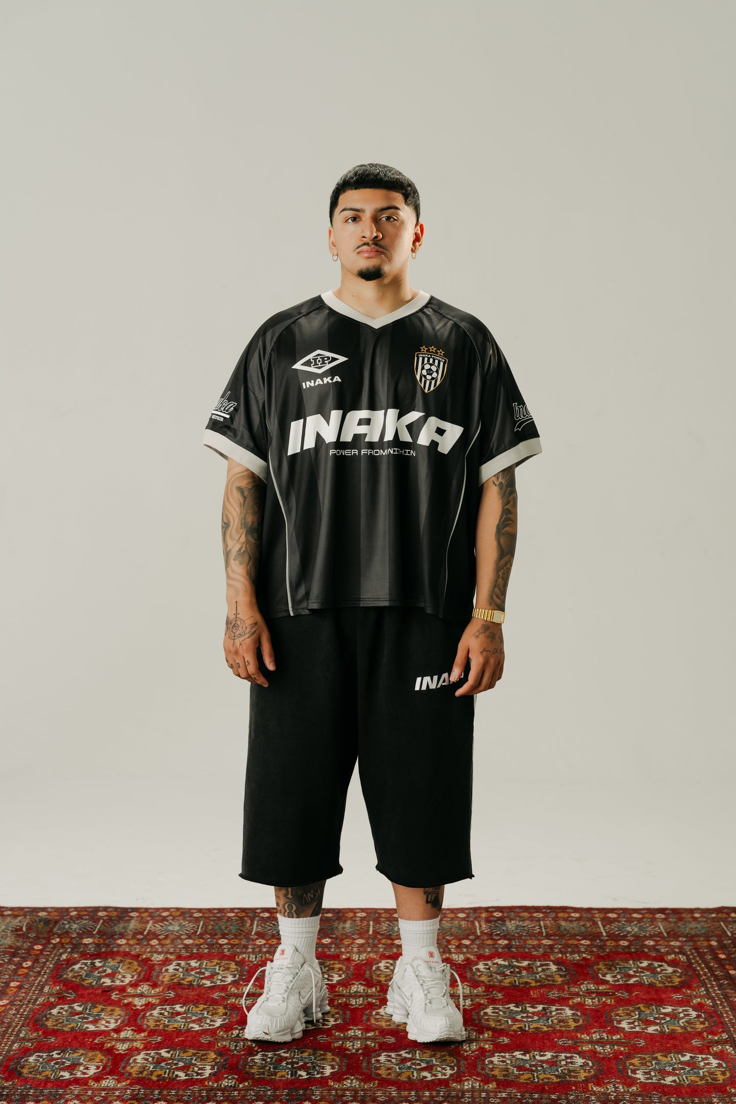 BAGGY SWEAT JORTS - BLACK