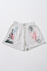 INKED MESH SHORTS