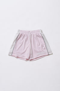 VARSITY MESH SHORTS - PINK