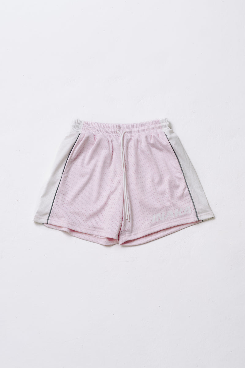 VARSITY MESH SHORTS - PINK