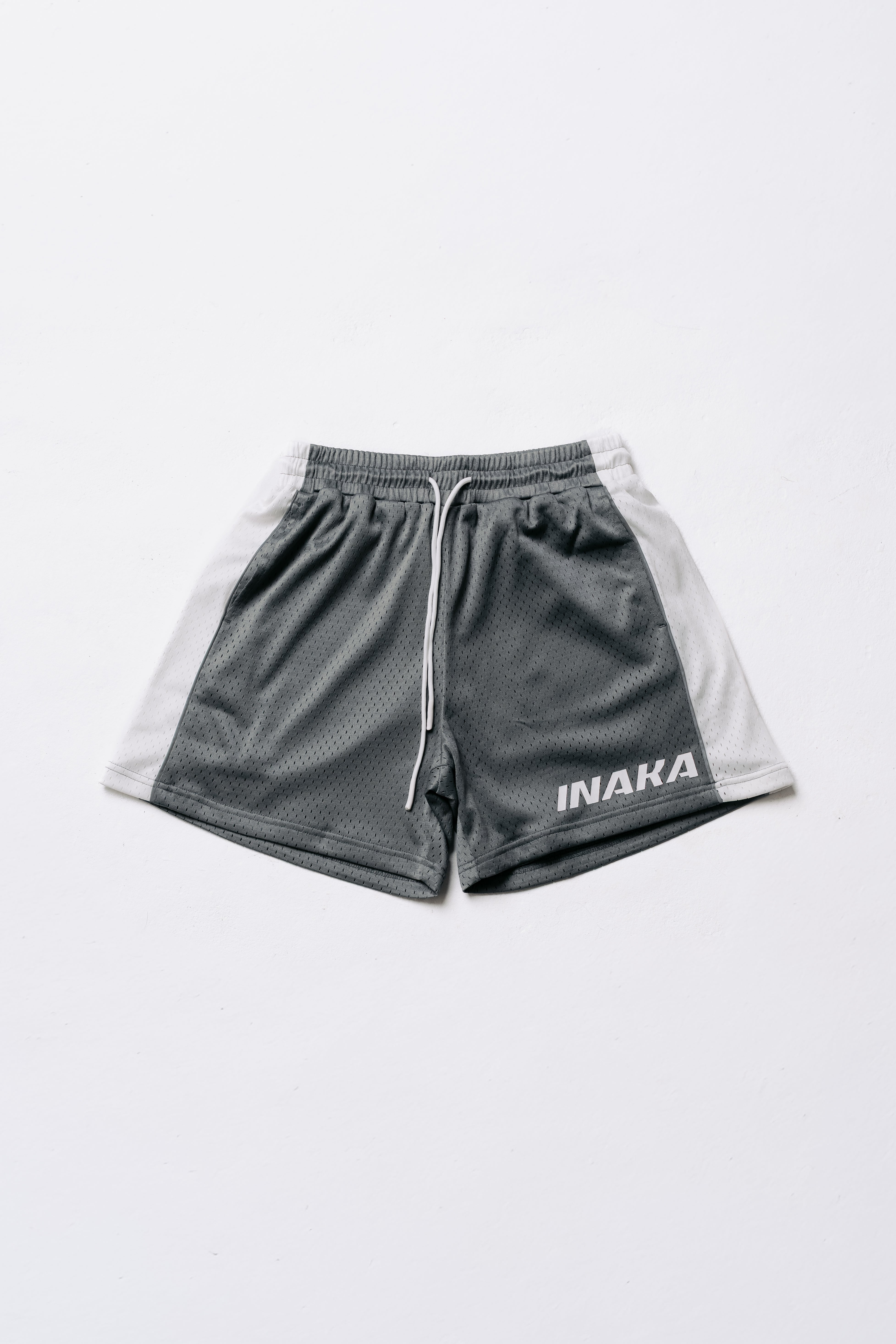 VARSITY MESH SHORTS - GRAY – Inaka Power