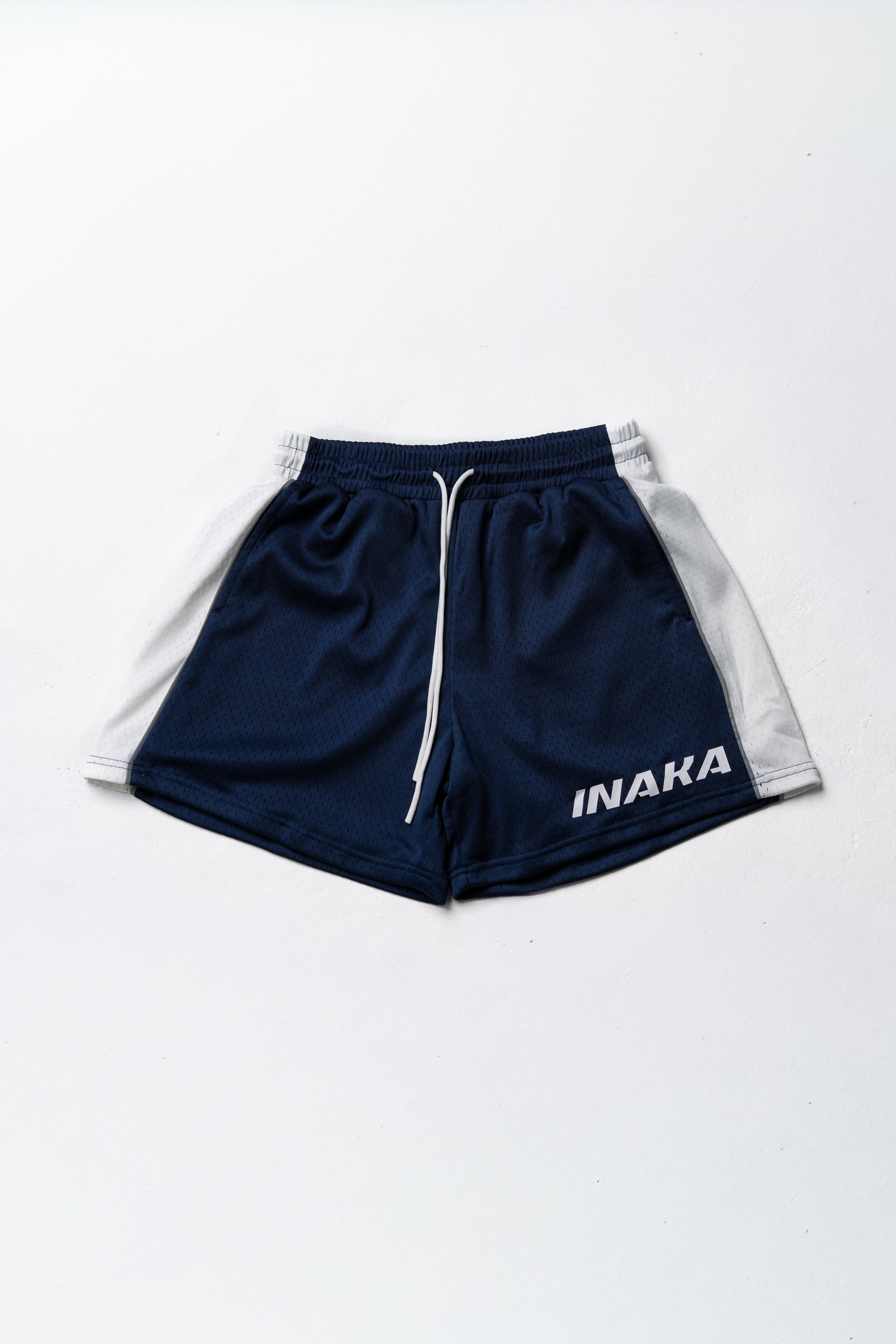 VARSITY MESH SHORTS - NAVY – Inaka Power