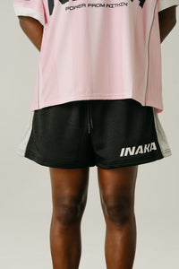 VARSITY MESH SHORTS - BLACK