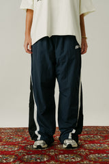 BAGGY TRACKPANTS - NAVY : BLACK