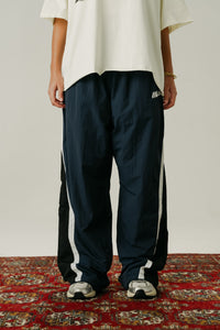 BAGGY TRACKPANTS - NAVY : BLACK