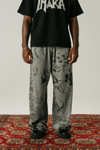 GHOST SKULL BAGGY SWEATS