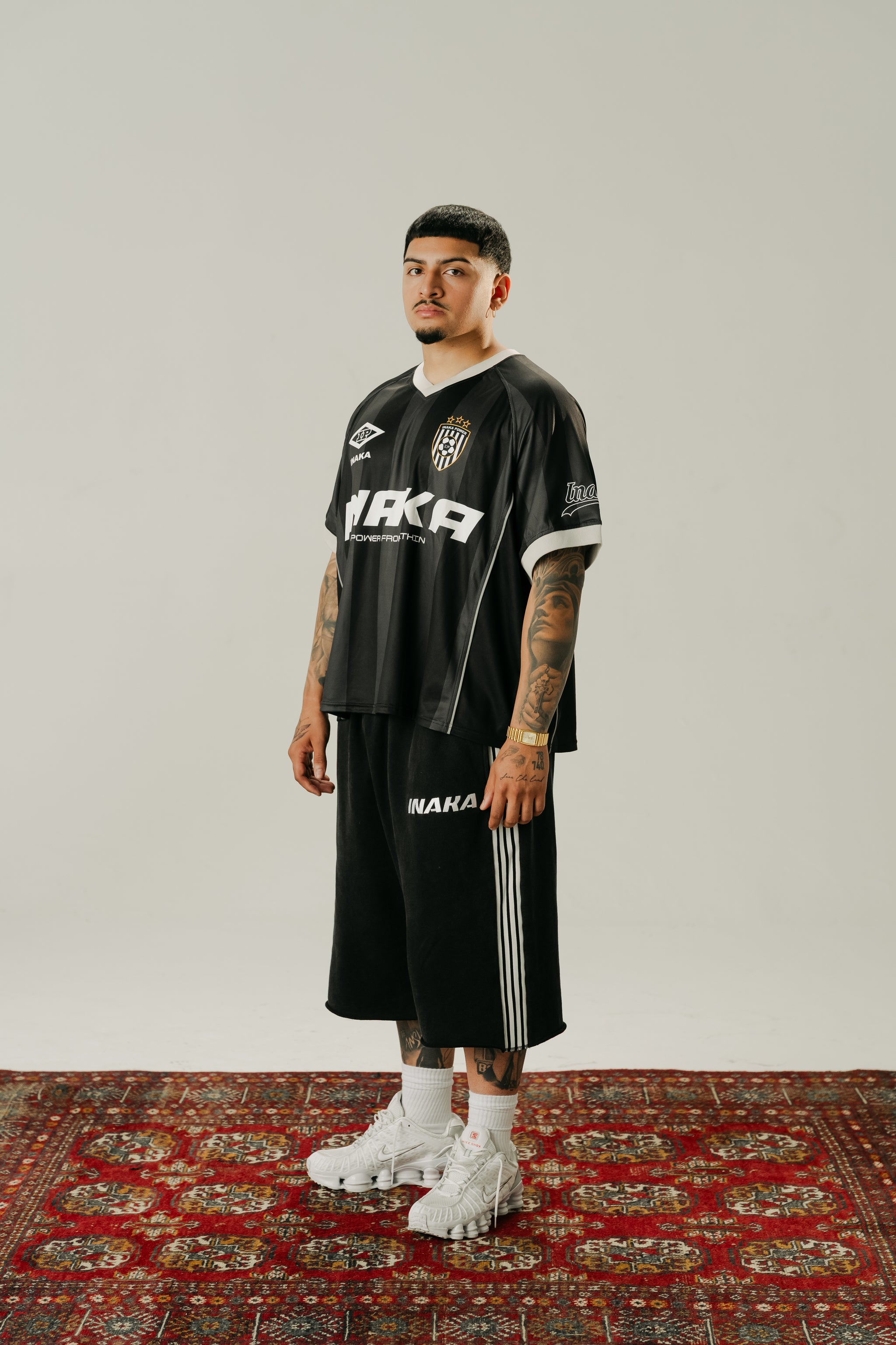 BAGGY SWEAT JORTS - BLACK