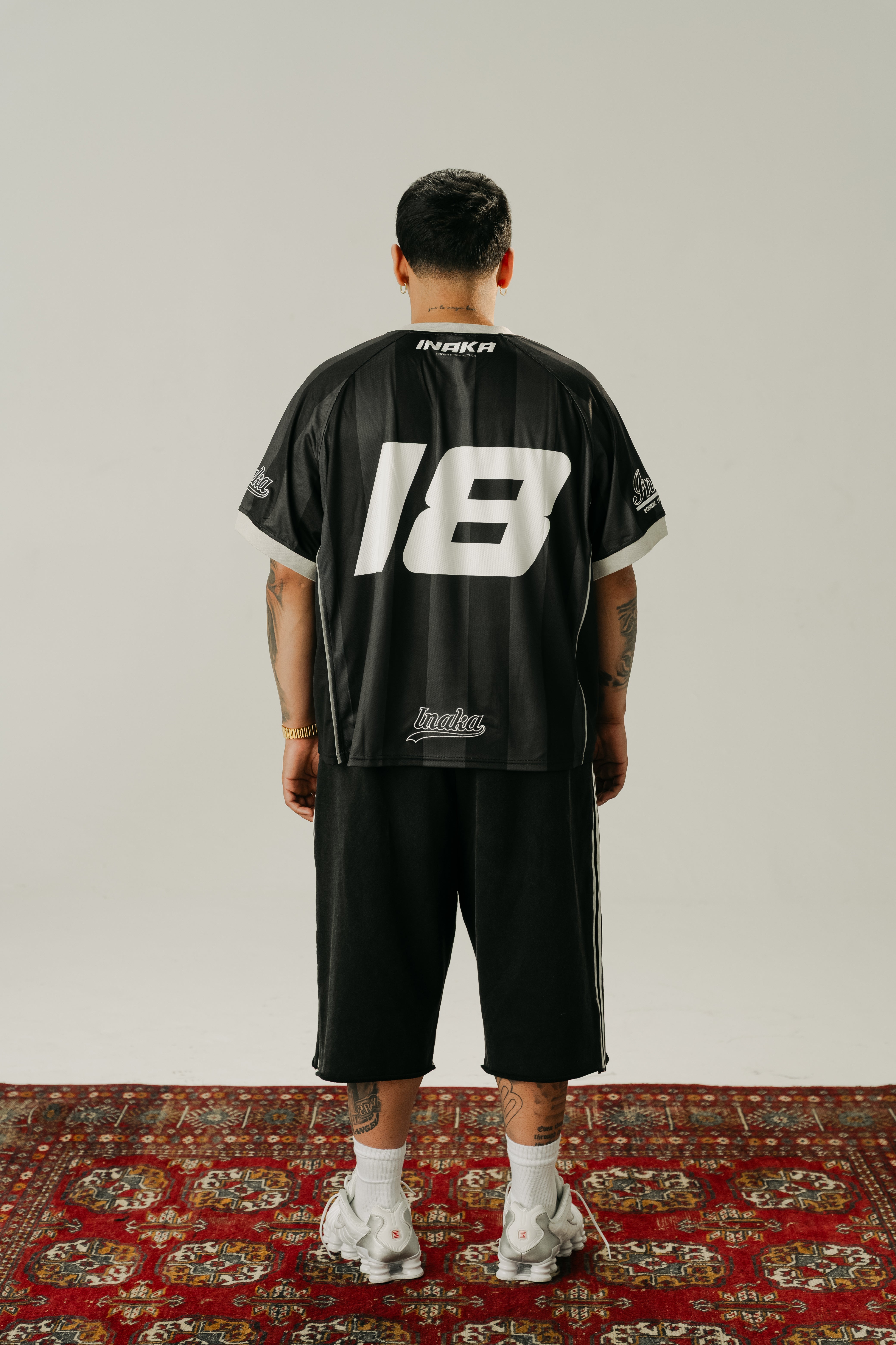 BAGGY SWEAT JORTS - BLACK – Inaka Power