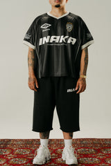 BAGGY SWEAT JORTS - BLACK