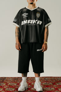 BAGGY SWEAT JORTS - BLACK