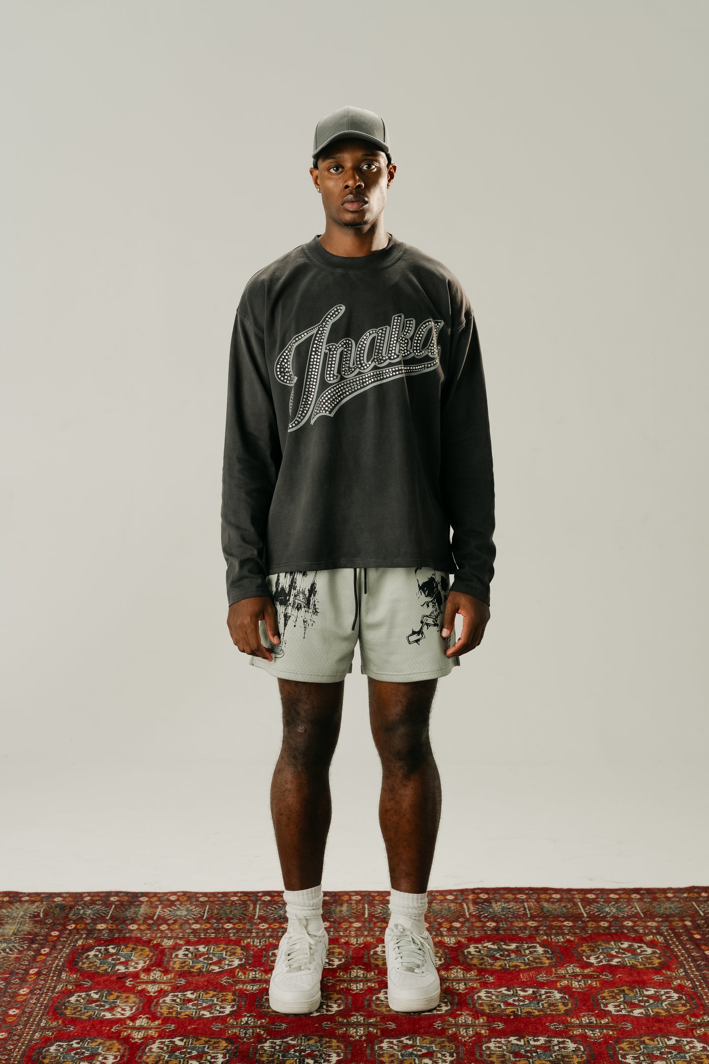 GHOST SKULL MESH SHORTS