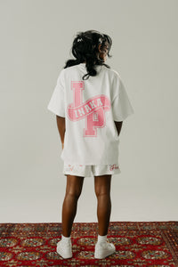 VARSITY TEE - PINK