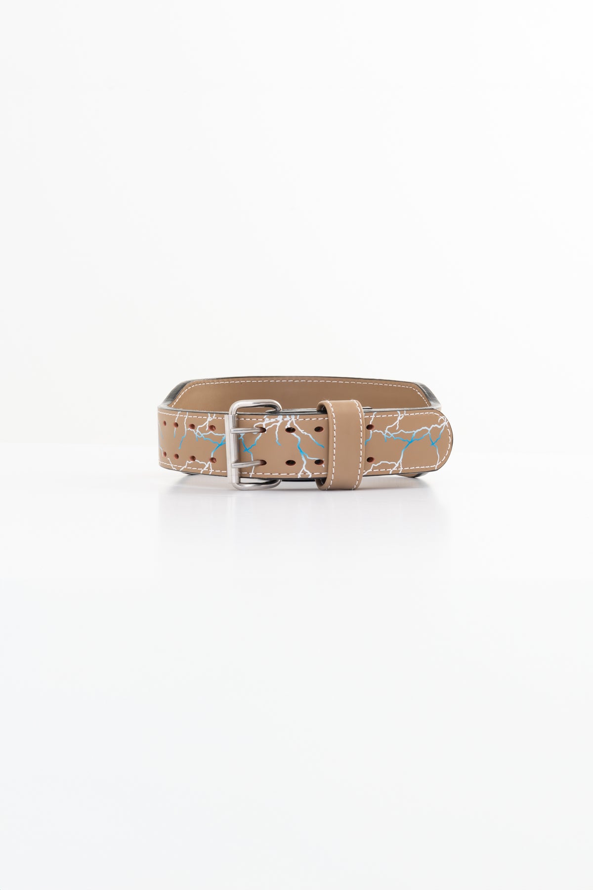 10MM BELT - BROWN LIGHTNING