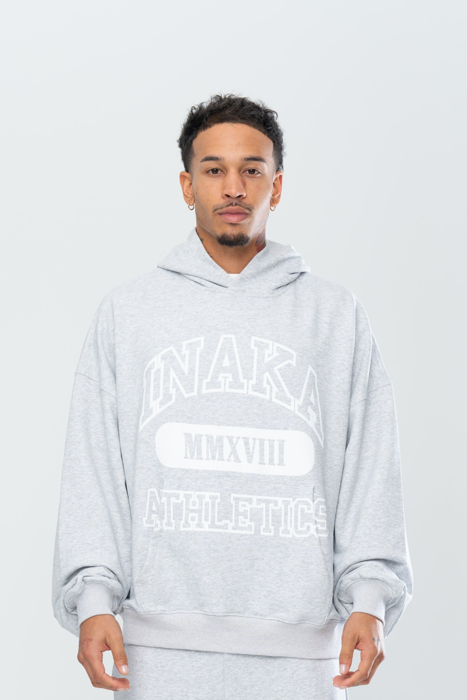 ATHLETICS HOODIE - GREY