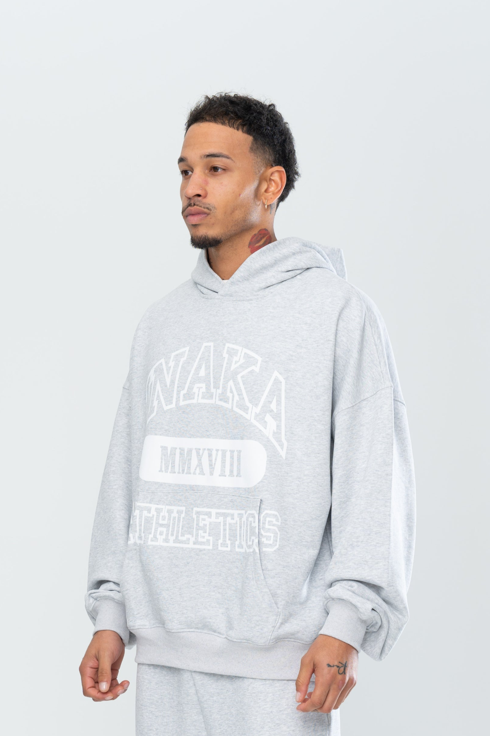 ATHLETICS HOODIE - GREY