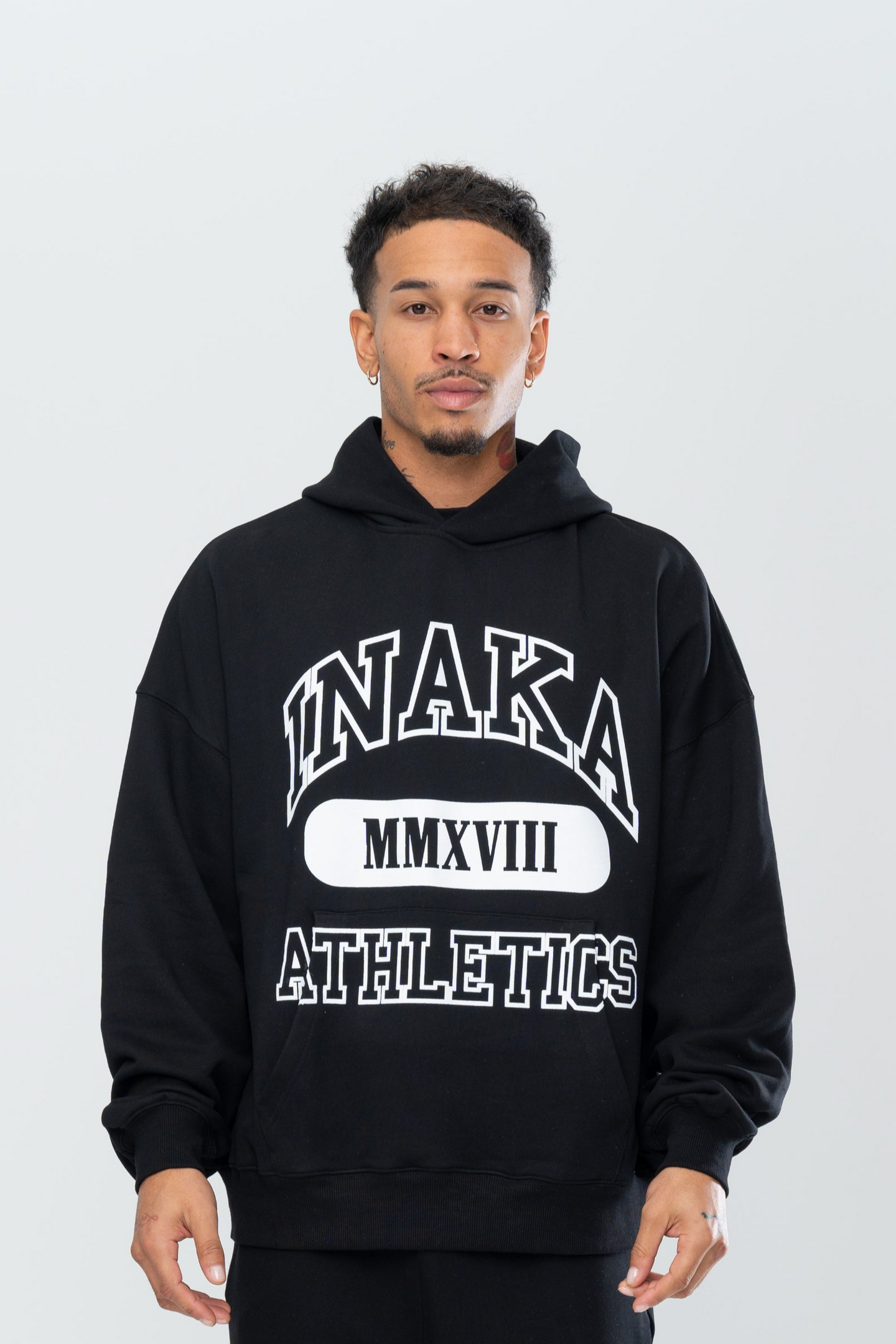 ATHLETICS HOODIE - BLACK