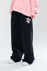 CLASSIC BAGGY SWEATS - BLACK/PINK