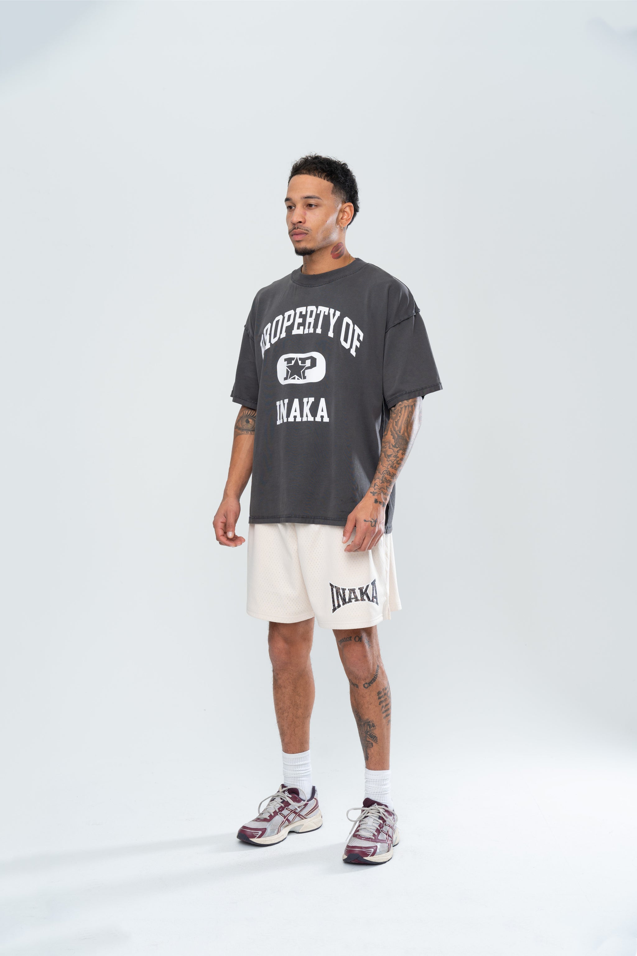 POWERSHOT MESH SHORTS - CREAM/CAMO