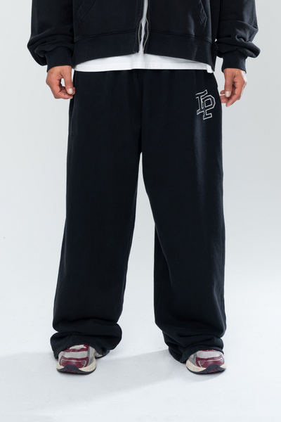 ennoy HOODIE＋SWEAT PANTS (BLACK) M | Black - Sweatpants - Small