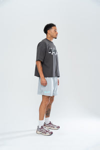 CLASSIC MESH SHORTS - ELECTRIC SILVER/BLUE