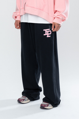 CLASSIC BAGGY SWEATS - BLACK/PINK