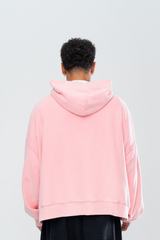 CLASSIC DOUBLE ZIP HOODIE - WASHED PINK