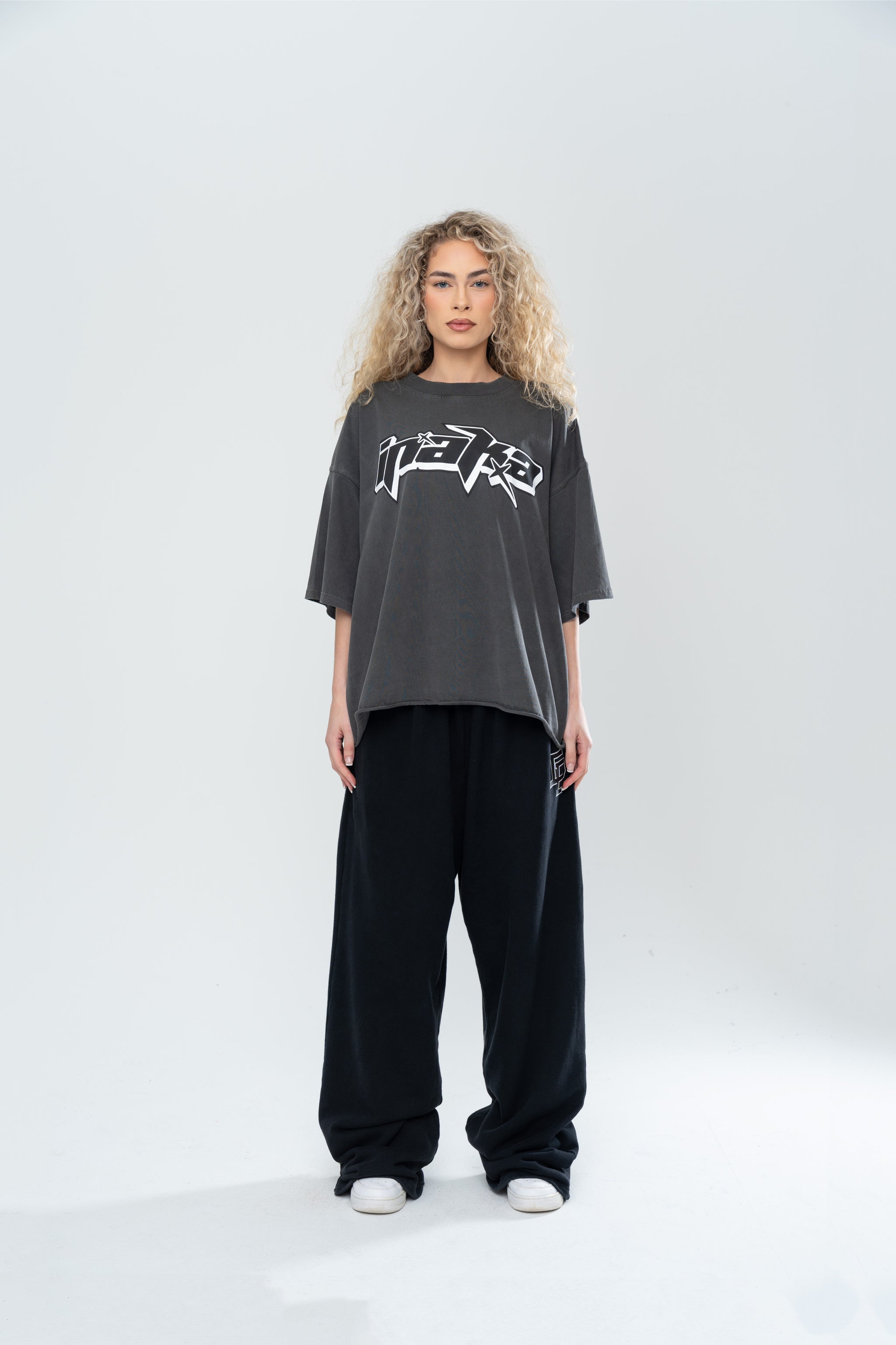 DIGITIZED CROPPED TEE - VINTAGE BLACK