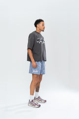 CLASSIC PAISLEY MESH SHORTS - GREY