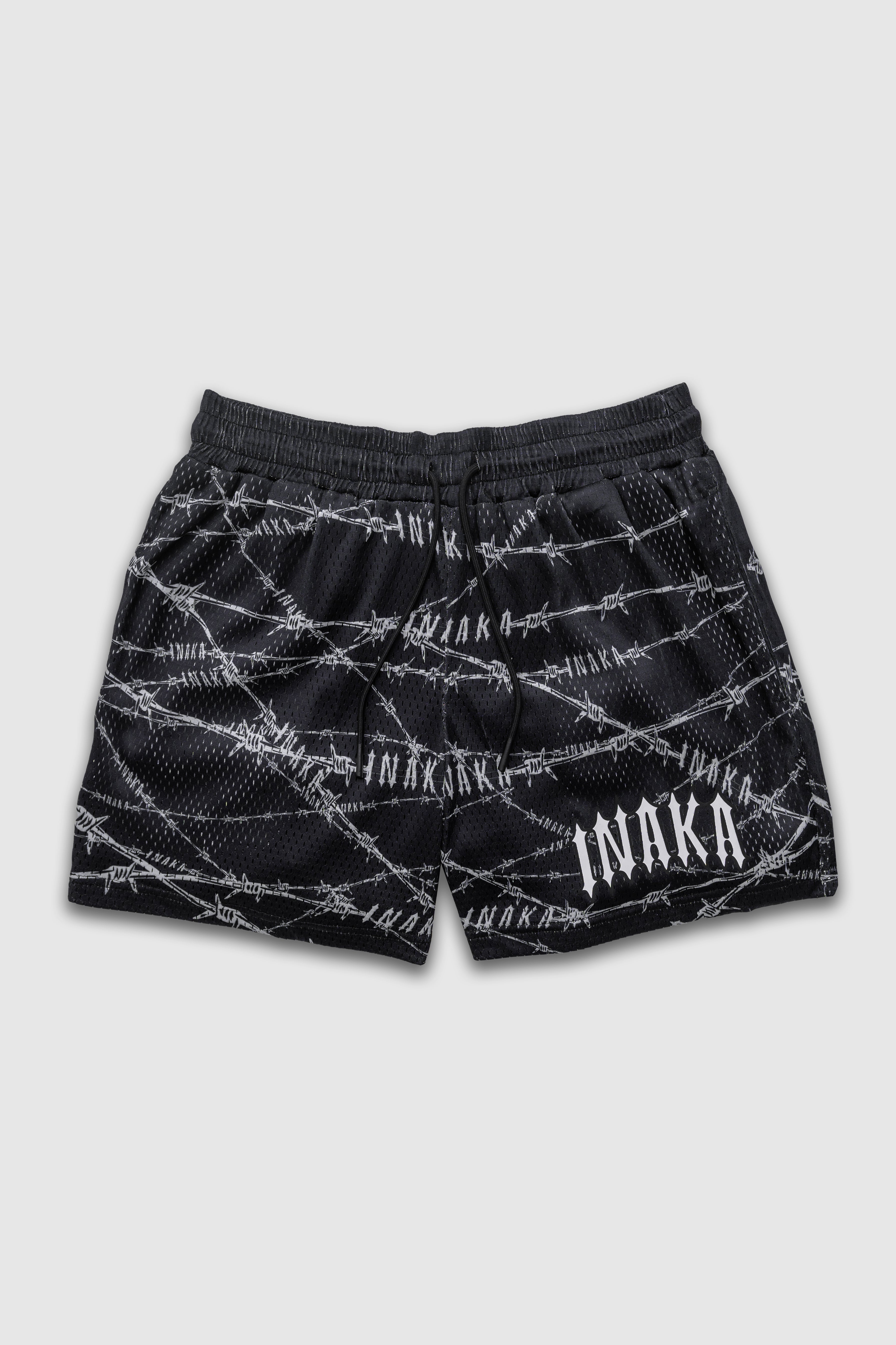 Barbed Wire Shorts - Black