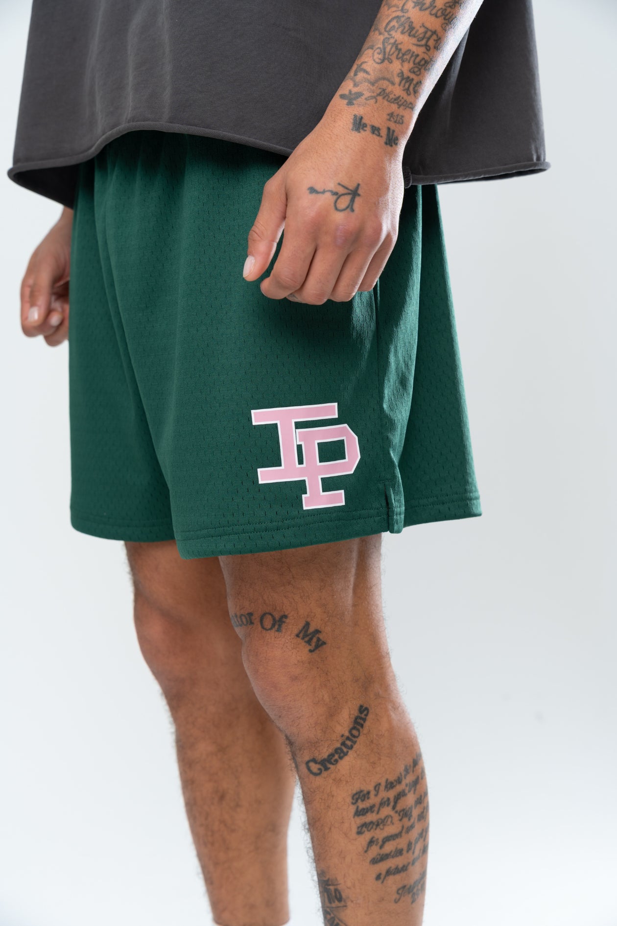 CLASSIC MESH SHORTS - FOREST GREEN