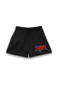 GUERRILLA MESH SHORTS - BLACK