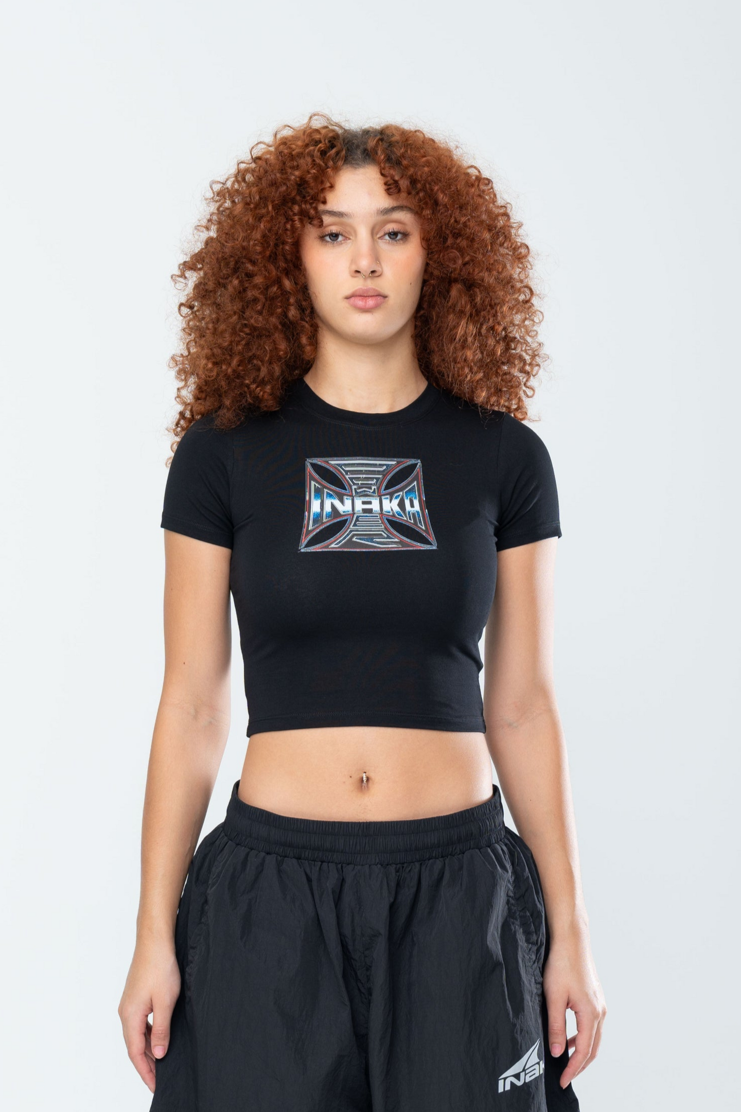 CHROME CHOPPER BABY TEE - BLACK