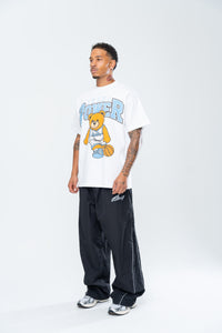 TARHEEL CROSSOVER TEDDY TEE - WHITE