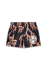 THUNDERSTRUCK  MESH SHORTS - GOLD