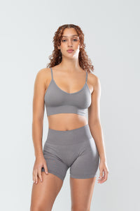 STELLA SEAMLESS BRA - STEEL