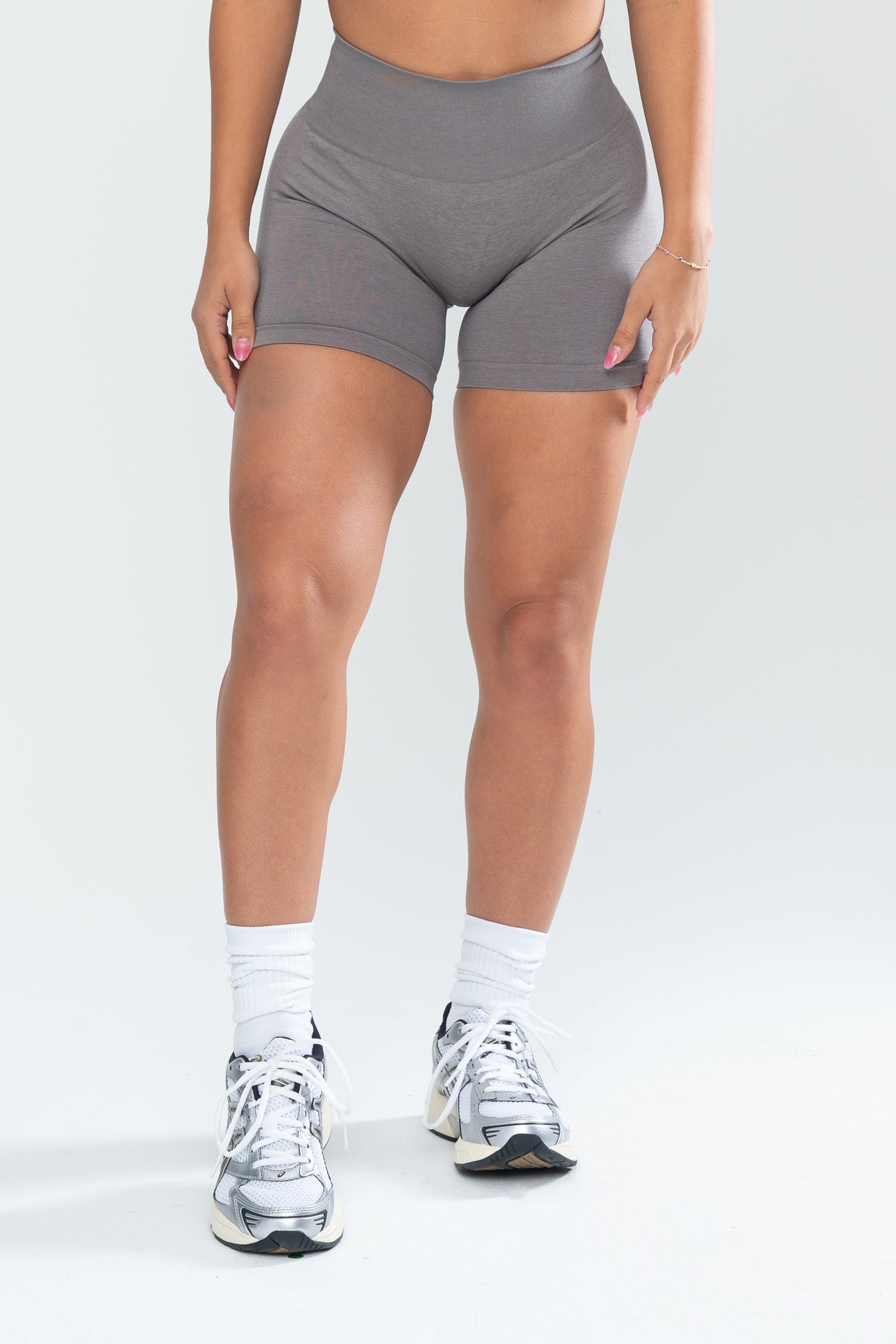 STELLA SEAMLESS SHORTS - STEEL