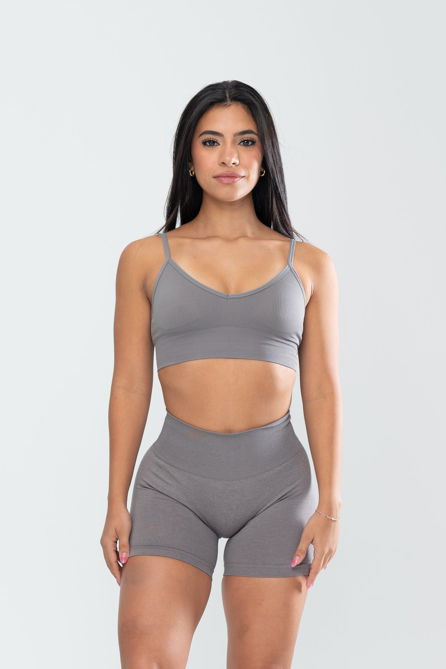 STELLA SEAMLESS BRA - STEEL