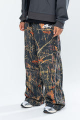 TUNDRA BAGGY TRACK PANTS - TUNDRA CAMO